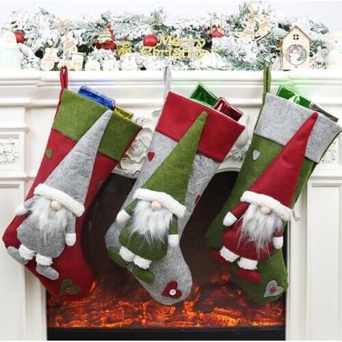 Christmas Gift Tableware Christmas Decoration for Home New Year Decor Storage bag