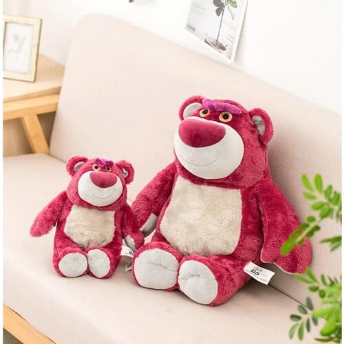 Cute Plush Bear Toy Stuffed Animal pink Strawberry Teddy Bear 4 Typles Anime Doll toys High Quality Children Birthday Toys
