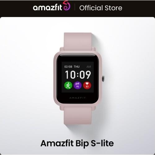 【328】 Amazfit Bip S Lite Fitness Smartwatch 40 Days Battery Life Color Display Smart Watch For Android iOS Phone
