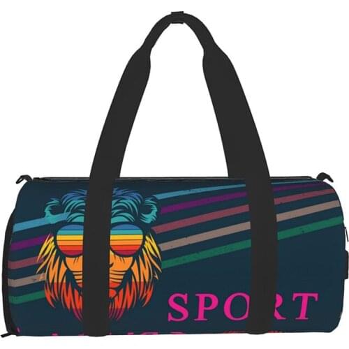 Sport Men Women Bag Outdoor Fitness Portable Gym Bags Ultralight Yoga Gym Sports Backpack Polyester Dry Wet Separation Bags