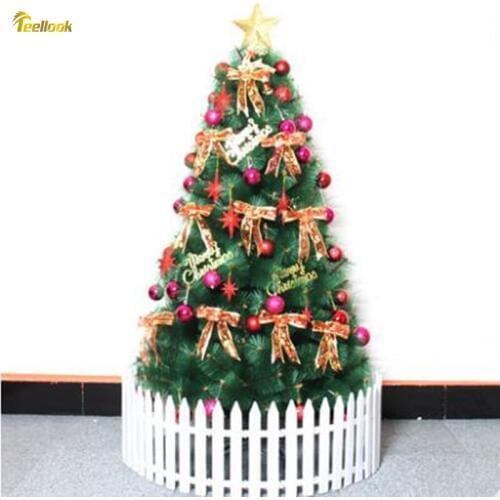 Teellook 1.5M 1.8M 2.1M 2.4M 3.0M encrypted light pine needles Christmas tree package Christmas home decoration supplies