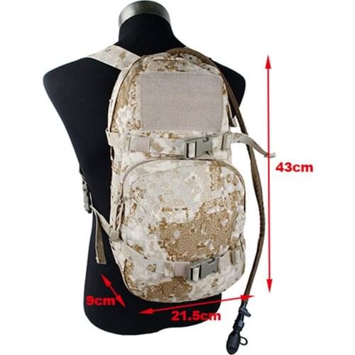 TMC2449-SS Tactical Vest Pack 3L Water Bag with Inner Bladder Water Backpack