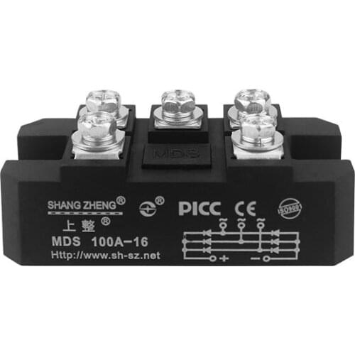 Three - phase rectifier bridge module bridge stack MDS200A/100A/1600V High power, large current