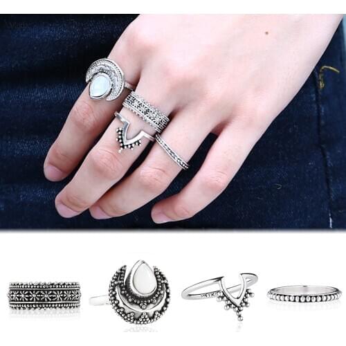 XY.EOX Women's Silver Rings
