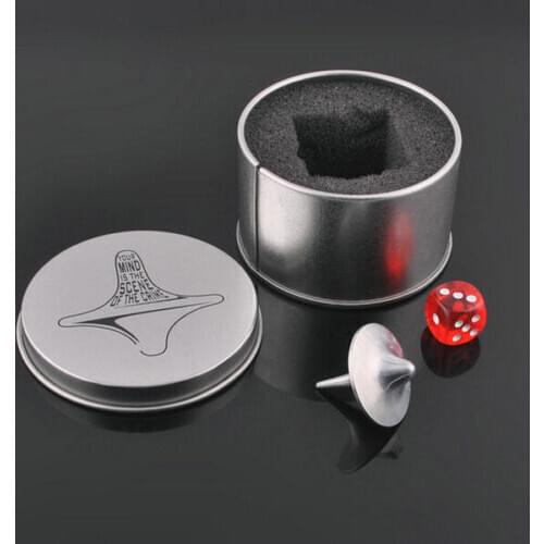 Funny Inception Totem Accurate Spinning Top Zinc Alloy Silver Vintage Toy for Kids Children Best Gifts Toys