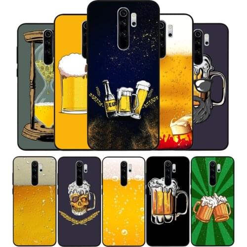 Funny alcohol beers Black TPU Silicone Soft Phone Case For Redmi 4A 4X 7A 5 Plus 6 Pro NOTE 9 7 8 5 Pro 4 6