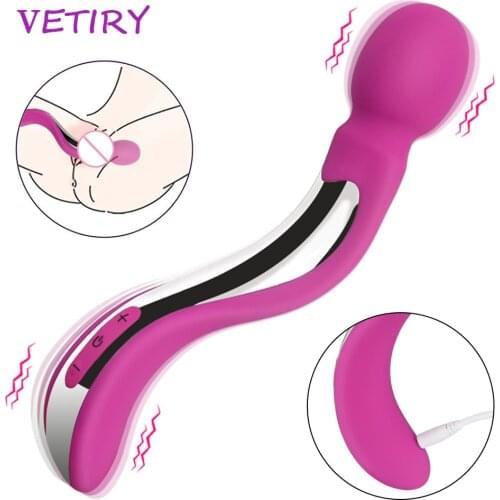 Vagina Vibrator Powerful Dildo Vibrating Clitoris Stimulator Sex Toys For Women G-Spot Massager 7 Speed Female Masturbator