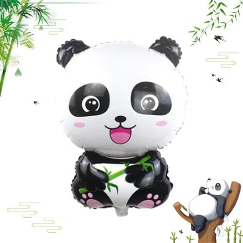 1Pc National Treasure Panda Aluminum Foil Balloon Birthday Party Decoration Children Helium Animal Inflatable Balloon Toy