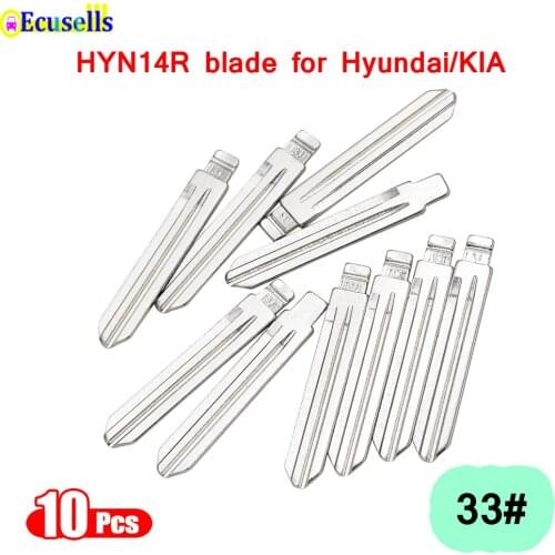 10pcs/lot universal blank flip key HYN14RFH HYN14 NO.33 Key Blade For Hyundai Accent for KIA Blade 33# fly key for KD remotes
