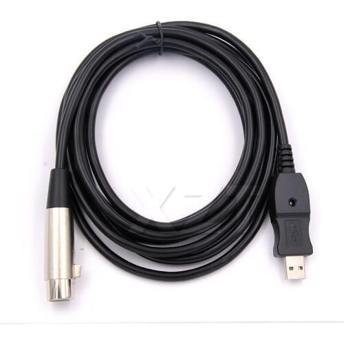 2017 New Arrival USB to XLR Microphone Mic Link Cable Studio Audio Link Cable