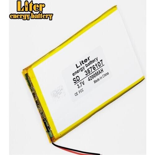 3.7 V polymer battery 4200 mah large-capacity tablet laptop MID 3576107 ebook