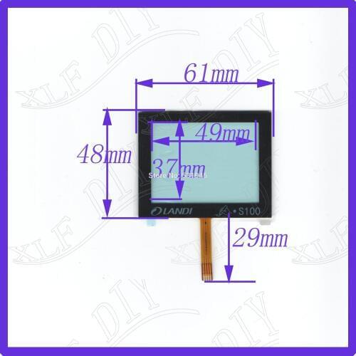 ZhiYuSun LANDI S100 3.5inch 4wire resistive touch panel 61*48mm Navigator screen 61mm*48mm glass this is compatible