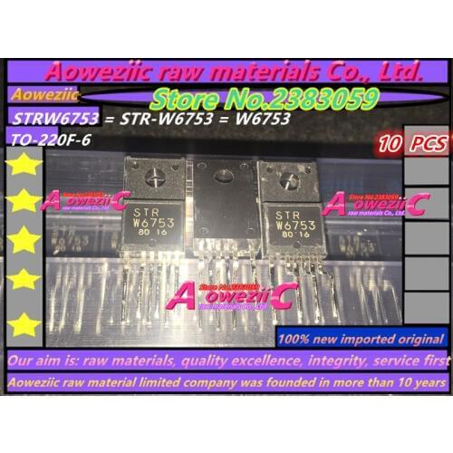 Aoweziic 100%new imported original STRW6753 STR-W6753 W6753 GP18S50G MR4011 SIHF30N60E-E3 SIHF30N60E F30N60E TO-220F transistor