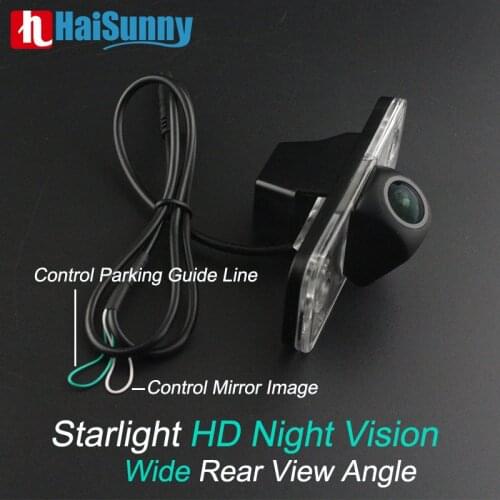 Car Reverse Reversing Rear Backup Camera Full HD Waterproof Fisheye Lens MCCD Night Vision For Hyundai Azera IX25 Santa Fe IX45