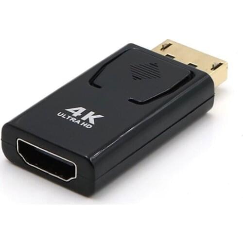 DisplayPort DP to HDMI-compatible 4K Adapter DP Male to Female HDMI-compatible Connector