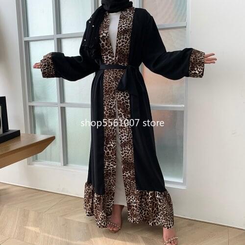 Eid Mubarak Kaftans Abaya Dubai Kimono Muslim Hijab Dress Turkey Islam Clothing Robe Longue Abayas For Women Vetement Femme