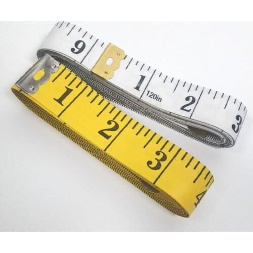 Soft Ruler Useful Body Sewing Measure Ruler Tape Tailor Measuring Tape Double-side Meter or Inch Cloth Ruler Sewing Tool 300*2cm