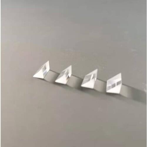 Hot Selling Prism 5 * 5 * 7mm Right Angle Optical Grade Glass Element Total Reflection Rhombus Lens Processing Customization