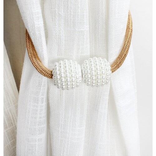 Curtain Tie Magnets Buckles Curtain Clip Curtain Holders Curtain Hooks for Curtains Living Room Home Decoration Accessories