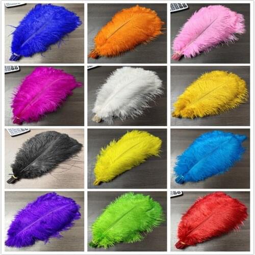 Wholesale 50pcs Beautiful Natural Ostrich Feathers 22-24 inch/55-60 cm For DIY Jewelry Craft Making Decoration