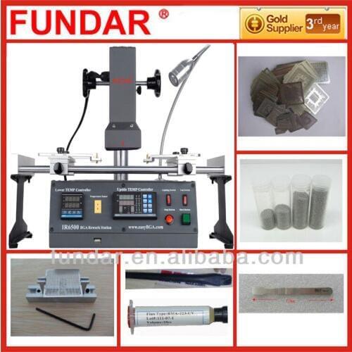 Free shipping Original ACHI IR6500 BGA Rework Station with free 6 in 1 reballing kit
