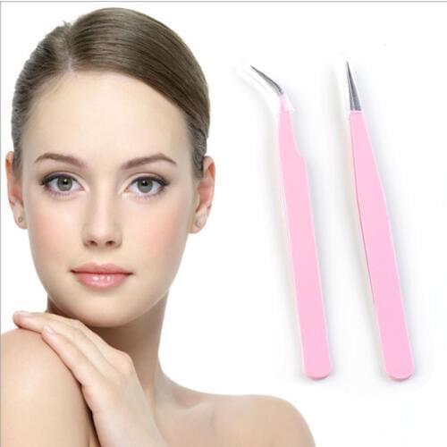 1Pc Stainless Steel Eyebrow Tweezers Anti-static Straight Tip Facial Hair Removal Care Nipper EyeBrow Clips Cosmetic Tools