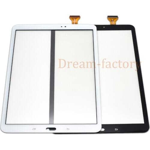 10PCS Top Quality Touch Screen Digitizer Glass Lens for Samsung Tab A SM-T580 SM-T585 T580 T585 10.1" with Adhesive Sticker DHL