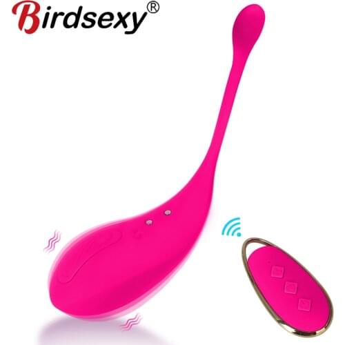 Silicone Erotic Jump Egg Remote Control Female Vibrator Clitoral Stimulator Vaginal G-spot Massager Adults Sex Toy for Couples