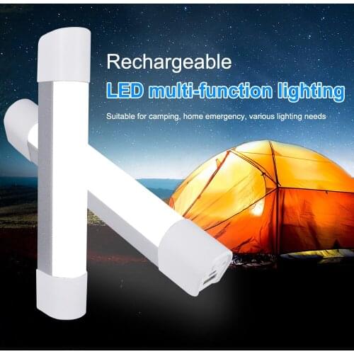 LED Flashlight For Outdoor Selfie Power Bank Charge Mobile Phones With Magnetic Portable USB Rechargeable