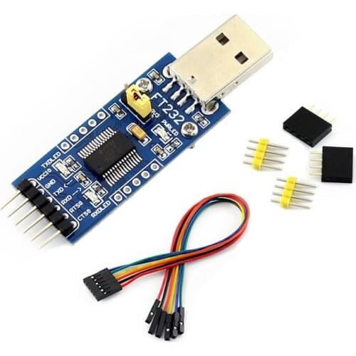 USB To Serial Module USB To TTL for Mac Linux Android WinCE Windows FT232 USB UART Board (Type A)