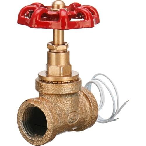 Vintage Steampunk Lamp Stop Valve Light Switch For Lamp Loft Style Iron Valve Vintage Table Lamp Water Pipe Fixtures Lighting