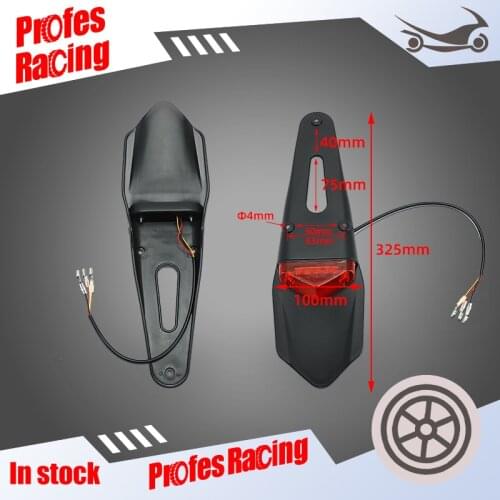 Motorcycle TailLight BrakeWarning 12 LED Tail Light For RMZ250 RMZ450 DRZ40SUZUKI HUSQVARNA TE250 TE300 Dirt Bike Rear Fender