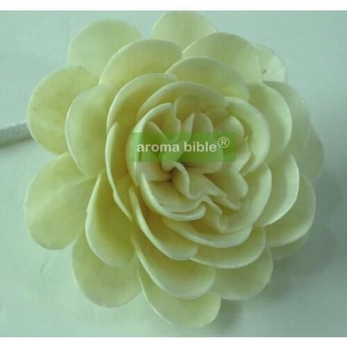 1000 pcs /lot Handmade sola wood flowers for fragrance diffuser and home decor with 12cm Rope or rattan reed sticks Top quality