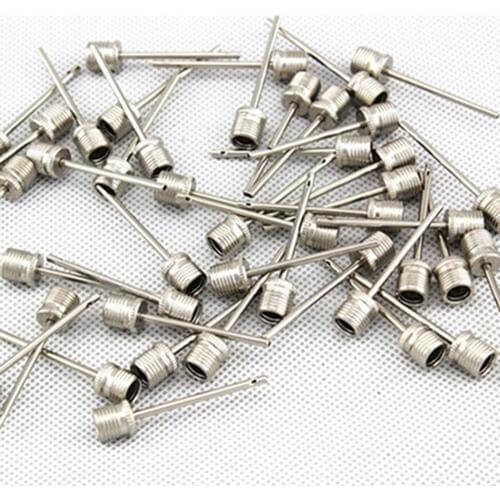 10X Football Basketball Soccer Ball Inflating Pump Needle Valve Adaptor Air Pin
