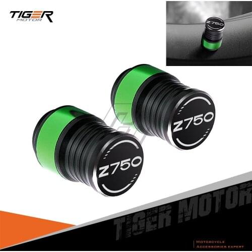 For Kawasaki Z750 Cover CNC Aluminum Motorcycle Wheel Tire Valve Caps