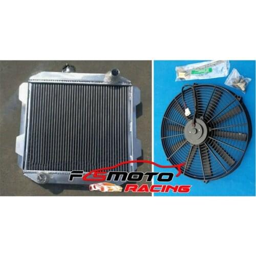 For Ford Capri II Mercury Capri MK1 2600/2800 V6 LHD 1971-1977 MT KIT 71 72 73 74 75 76 77 ALUMINUM RADIATOR & FAN