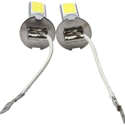 DC 12V 100W Headlight LED Xenon White Fog Light SMD 6000K Aluminum Alloy Shell 2pcs Sale Stock
