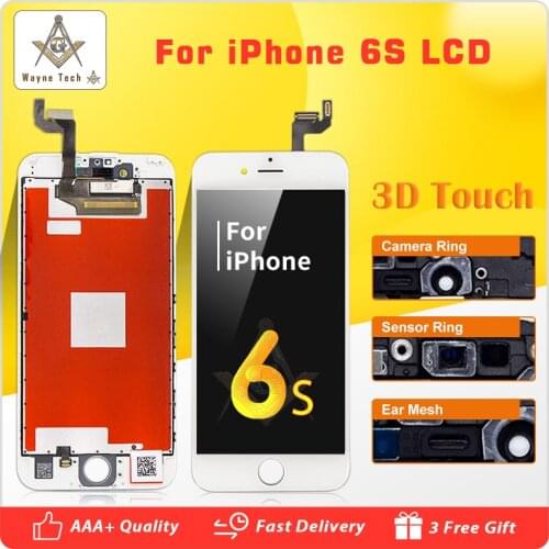 AAA Display For iPhone 6S Screen Display Replacement With Touch Screen Digitizer Assembly LCD No Dead Pixel Free Shipping