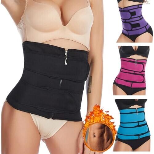 Women Waist Trainer Neoprene Body Shaper Belt Slimming Sheath Belly Reducing Shaper Tummy Sweat Shapewear Workout Shaper Corset