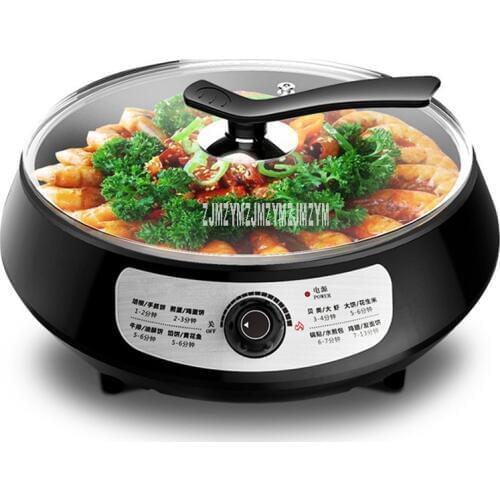 4cm Depth Electric Baking Pan Pancake Machine Non-stick Multi Cooker Pancake Maker Meat Steak Baking Stir-frying Frying Machine