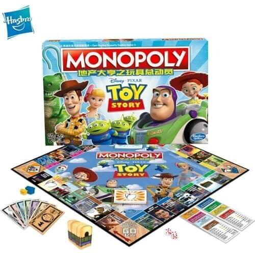 Hasbro Monopoly Toy Story New version Party Games Toy Puzzle Board Games Strategy Game Family Party Toys