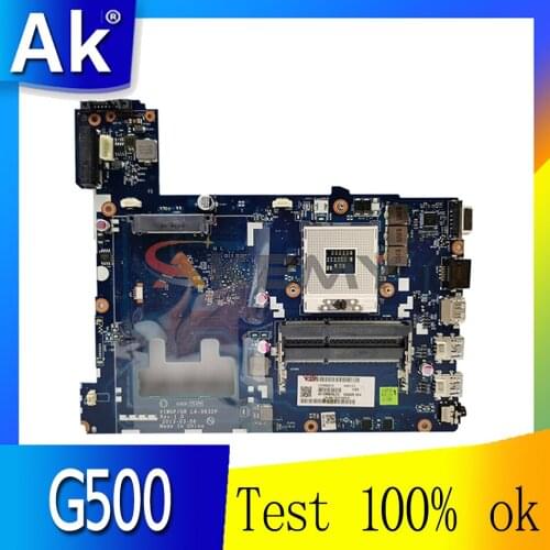 Laptop motherboard For LENOVO LA-9632P Ideapad G500 HM76 90002834 PGA989 I3 I5 I7 Support Mainboard DDR3 SLJ8E