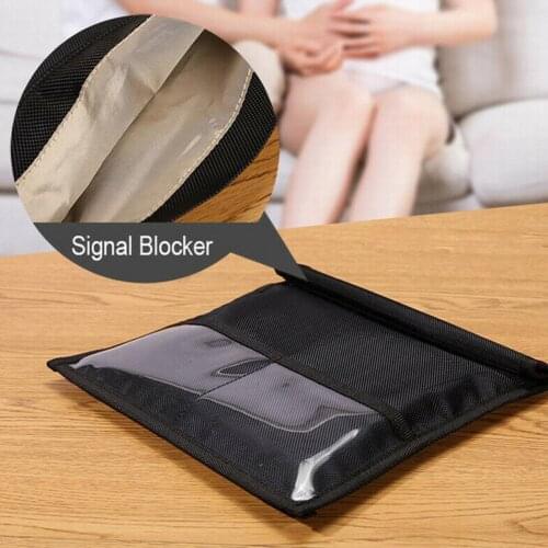 Mobile Phone RF Signal Blocker/Jammer Anti-Radiation Case Bag For Tablet Signal Shielding Package Protection Cell Phone