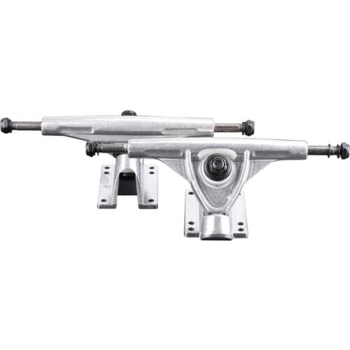 New Silver 6in Bridge Surfskate Auxiliary Bridge Skateboard Trucks Long Board Trucks Bracket