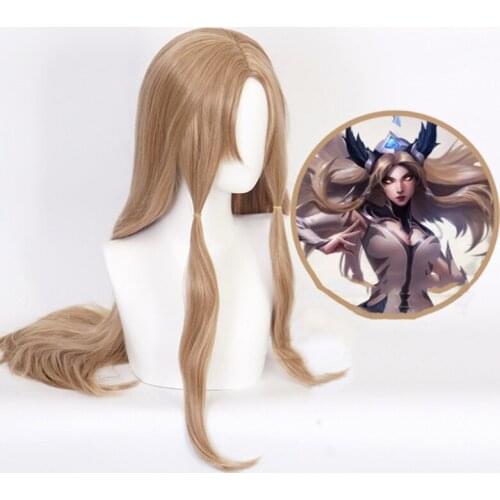 Game LOL Cosplay Wigs Irelia The Blade Dancer Cosplay Heat Resistant Synthetic Wig Hair Halloween Party Women Cosplay Wig