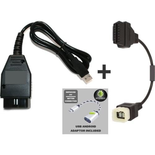 Fit for TUNE ECU DIAGNOSTIC CABLE LEAD + ADAPTOR - Fit for REMAP YOUR KTM BIKE 690 990 1190