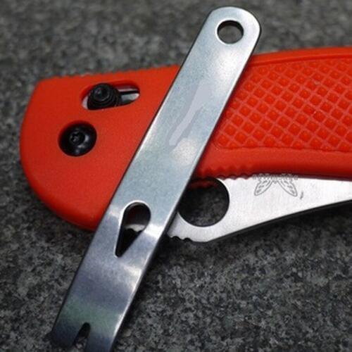 Outdoor camping hiking EDC pocket Tool Pry Bar Stainless Steel Crowbar Multipurpose Winder Keychain Portable tool Staple FW053