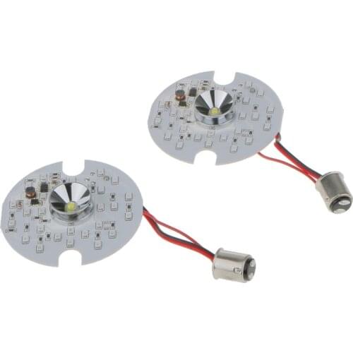 LED Turn Signal For Daytime Running Light Touring (1157 White Amber)