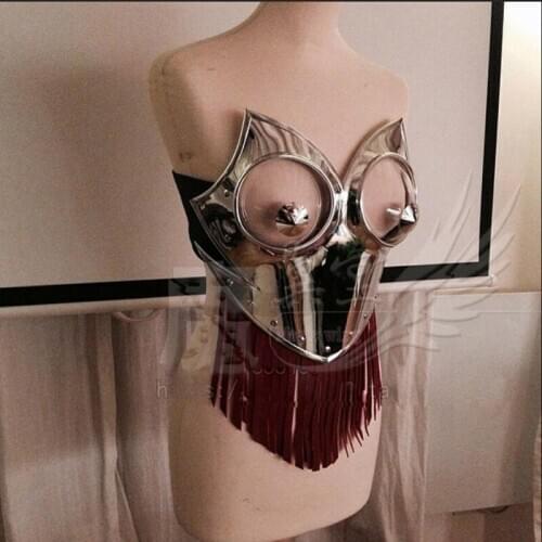 Technology Catwalk Model Catwalk Nightclub bar sexy gogo female collar dance DS DJ singer dance costume show costumes