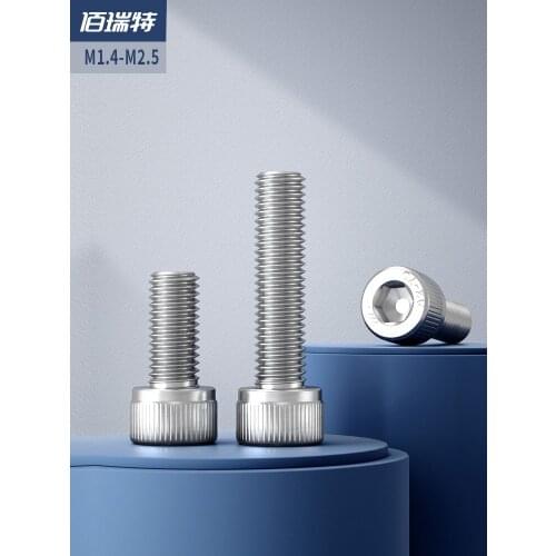 M3 Screws Hexagon 304 Stainless Steel Lengthened Cylinder Head Hook Hardware Nut M6 Bolt Drywall